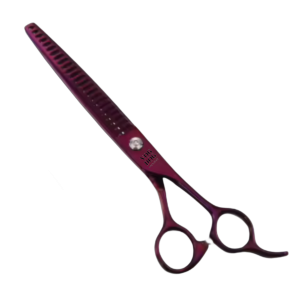 Професійні шанкерні ножиці V.D. Family 7.0″ фіолетові для грумінгу тварин