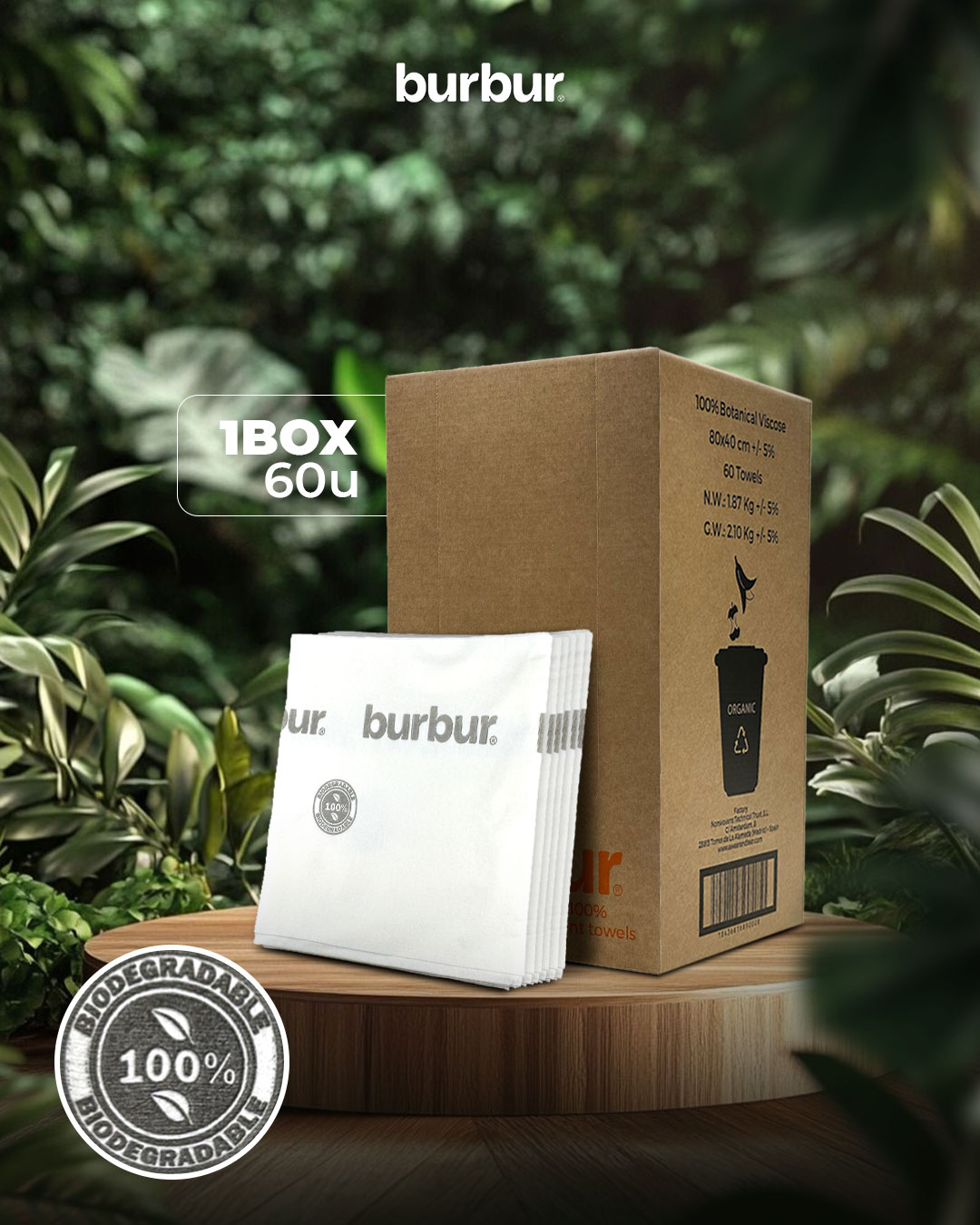 BURBURPRO супер поглинаючі 100% еко рушники